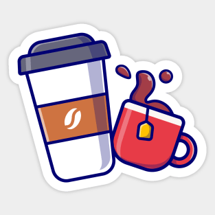 Coffee And Tea Sticker